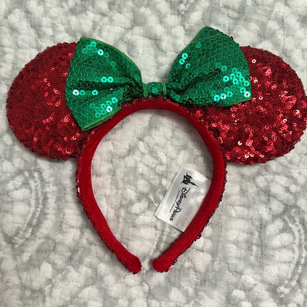 Christmas Minnie Ears